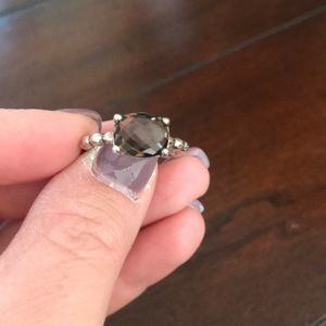 Pandora brown crystal ring